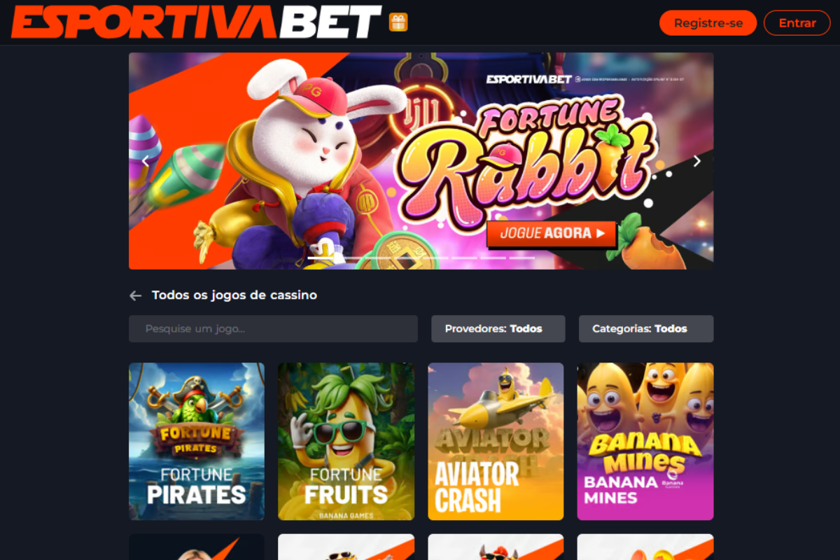 Quais jogos estão disponíveis no Esportiva bet Cassino.png